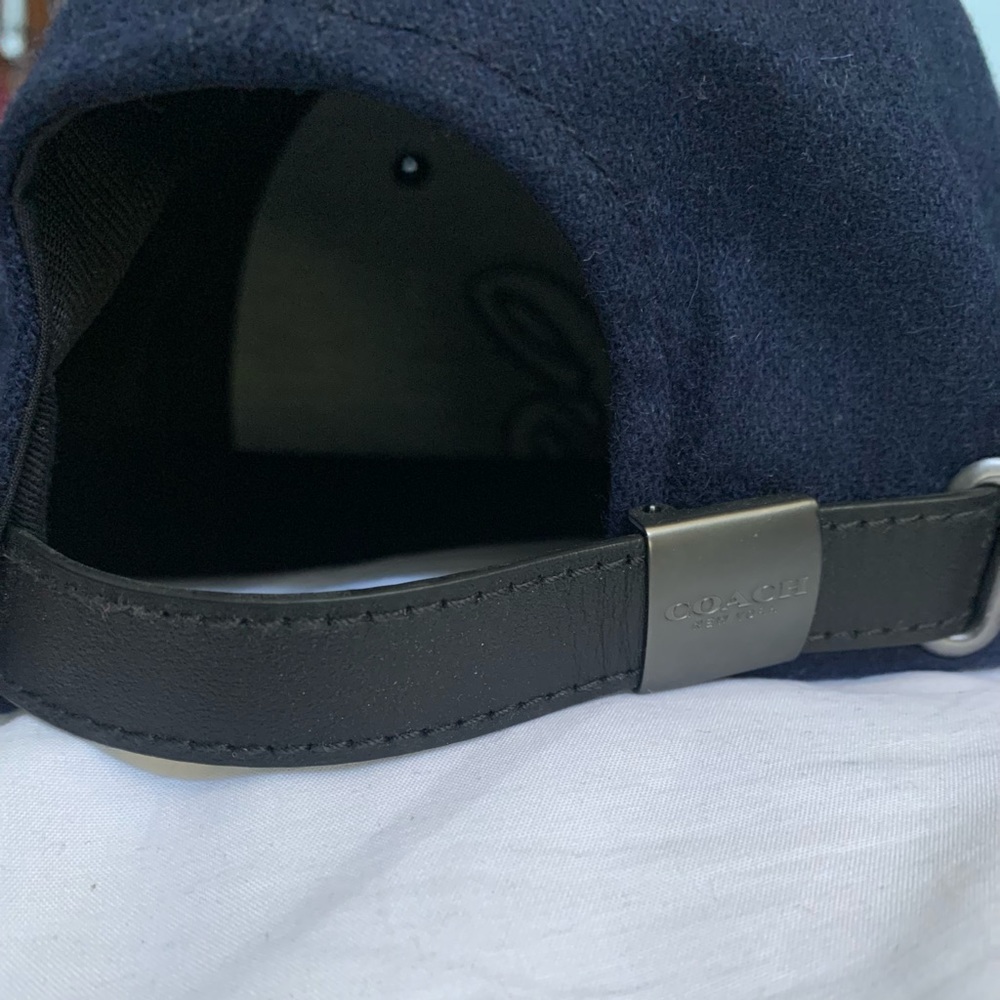 Authentic Coach Wool Flat Brim Hat - image 2